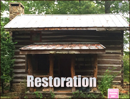 Historic Log Cabin Restoration  Beverly, Ohio